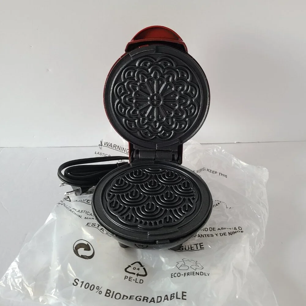 DASH MINI PIZZELLE MAKER - INSTRUCTION MANUAL-RECIPE GUIDE- NEW IN BOX